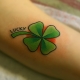 All about the four-leaf clover tattoo