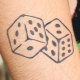 All About Dice Tattoo