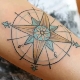 All about the wind rose tattoo