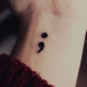 All About Semicolon Tattoo