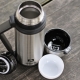 All about thermoses with a metal flask