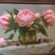 All about diamond mosaic with peonies