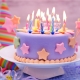 Choosing candles for the cake