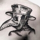 The meaning and sketches of the Plague Doctor tattoo