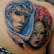 The meaning and sketches of the Theatrical mask tattoo