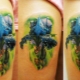 The meaning of an iris tattoo and options for its sketches