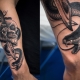 The meaning of a snake with a dagger in a tattoo and options for sketches