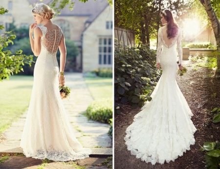 Backless Wedding Dress