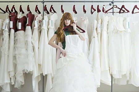 search for a wedding dress