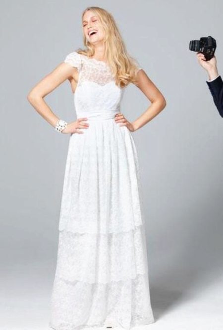 Backless Wedding Dress