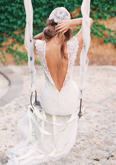 Backless Wedding Dress