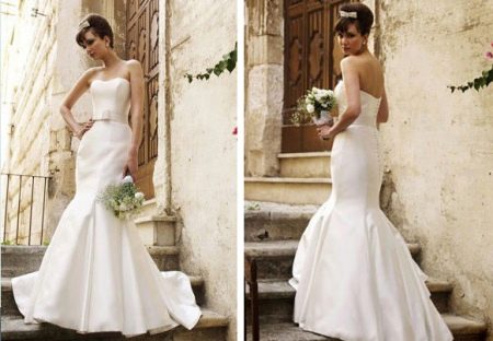Simple Mermaid Wedding Dress