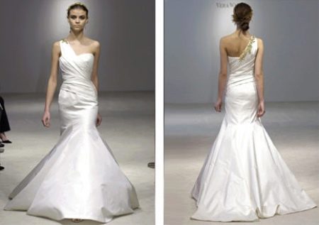 Simple Mermaid Wedding Dress
