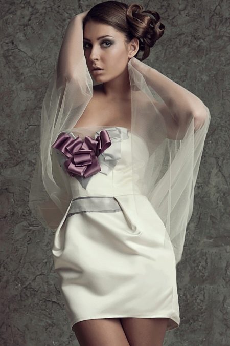 Short Bodycon Sheath Wedding Dress