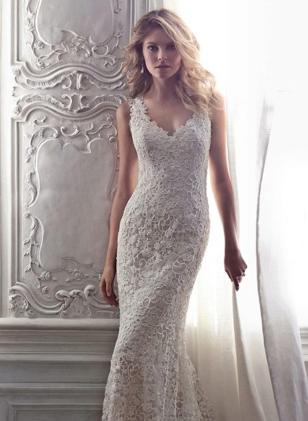 Lace Wedding Straight Dress