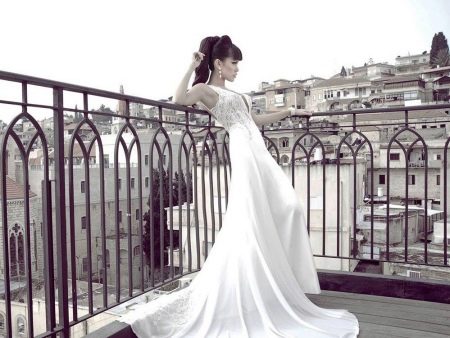 Wedding Sexy Dress with Lace Top