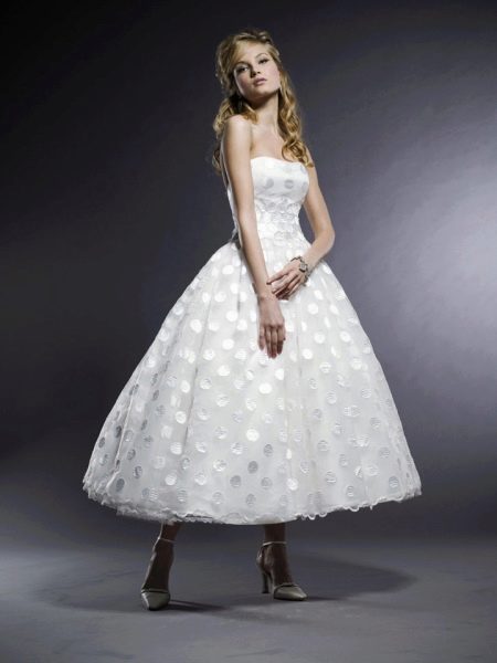 Midi wedding dress
