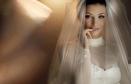 Wedding veil for wedding dress