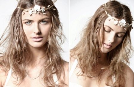 Braided braids in boho hairstyle