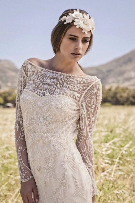 Types of bohemian wedding dresses