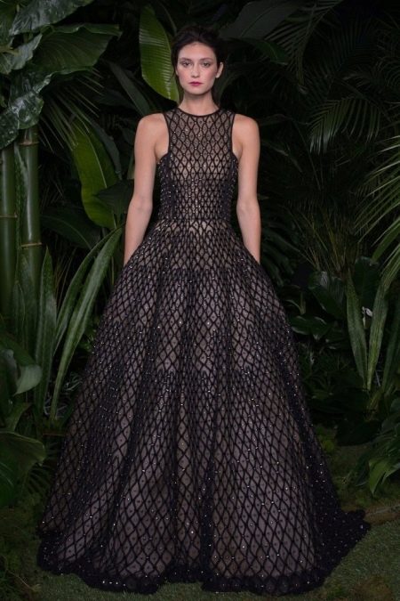 Evening dress black