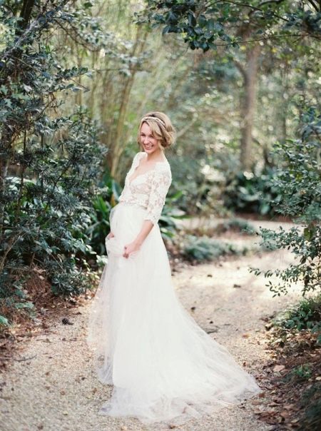 Maternity wedding dress