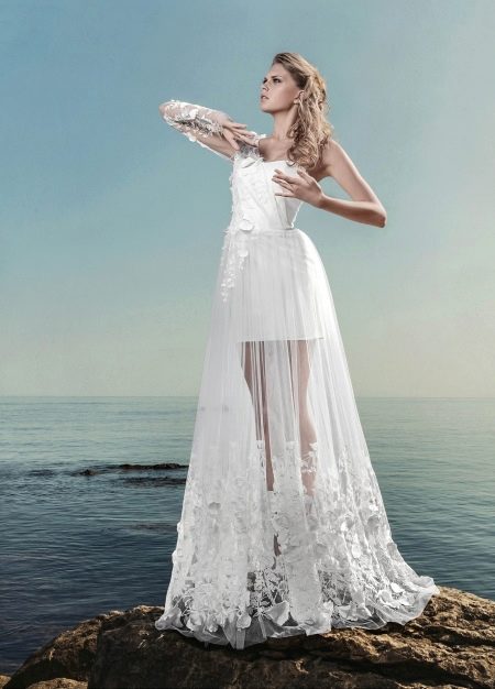 Convertible dress for a wedding ceremony