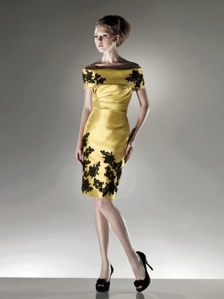 Robe de mariée midi couleur pistache