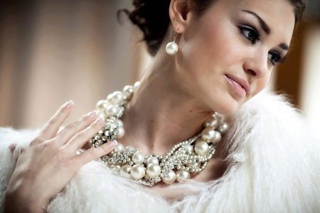 Decorations for a wedding dress
