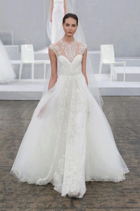Lush wedding dress from Monique Lhuillier