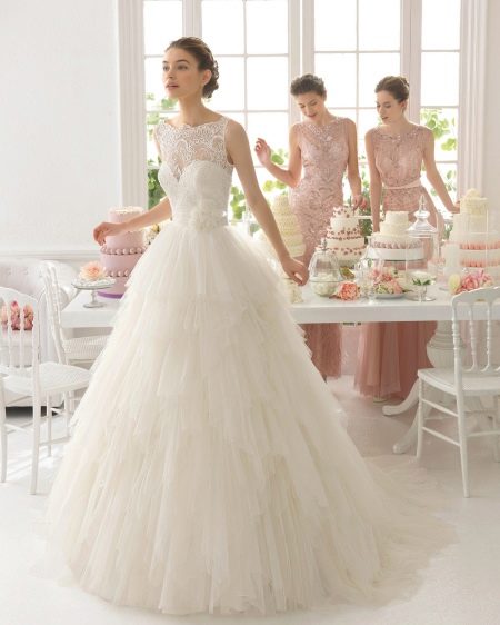 T-Shape Ball Gown Wedding Dress
