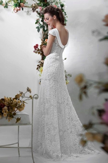 Papilio Half Back Wedding Dress