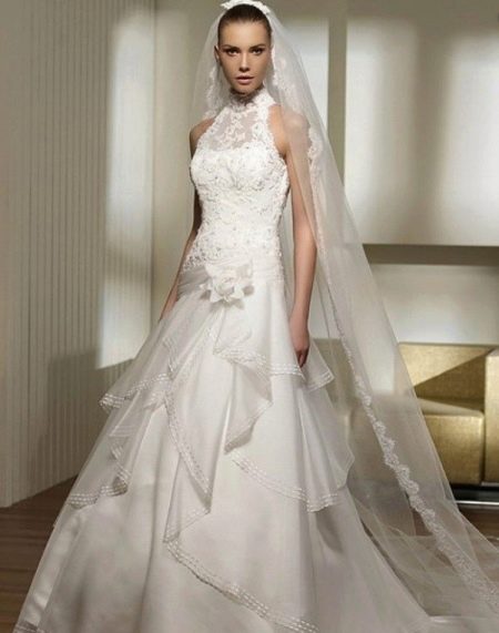 Halter Neck Wedding Dress