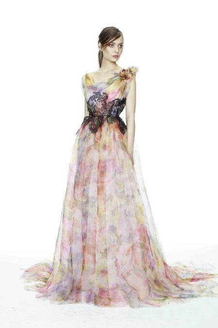 Floor-length evening dress from Marchesa
