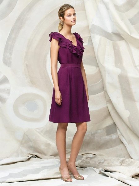 Violet red dress