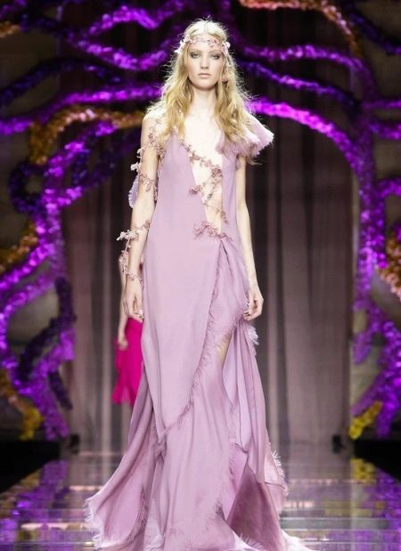 Evening lilac dress sexy