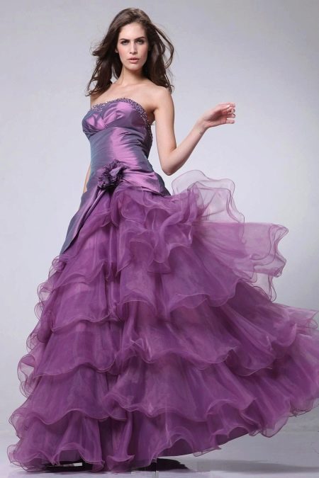 Princess Lilac Evening Dress