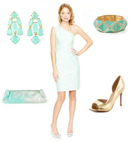 Image - mint color dress
