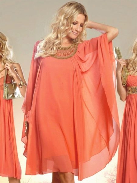 Cropped greek maternity dress
