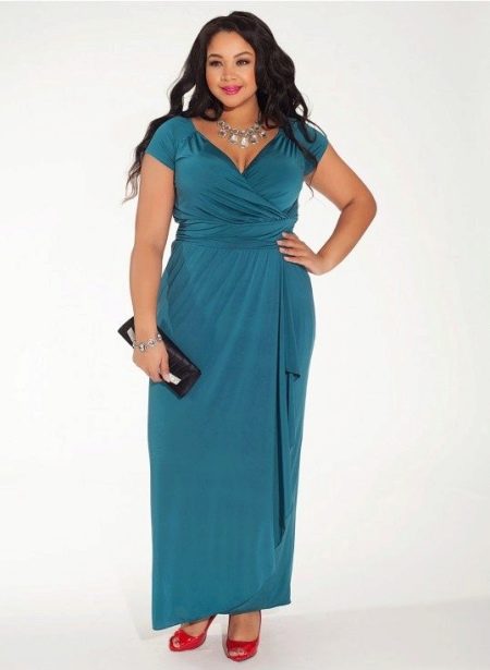 Dress for full evening blue