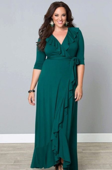 Evening dress for fat mothers of the bride