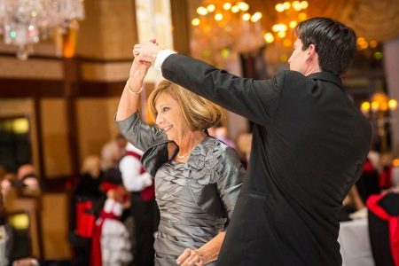 The groom's mom