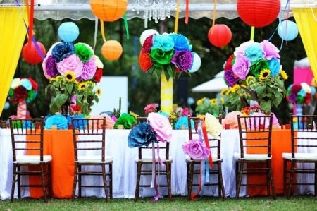 Wedding hall decoration