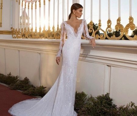 Robe de mariée sirène avec traine