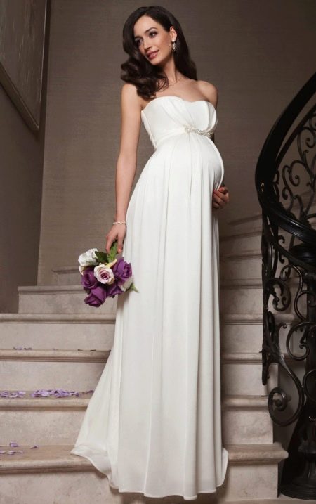 Robe de mariée Empire pour femme enceinte