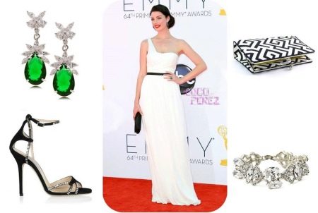 Accessories for an inexpensive evening dress