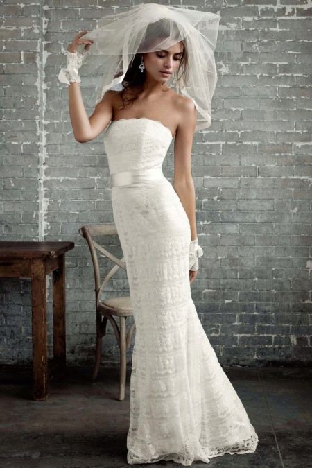 Not a puffy wedding dress from Papilio