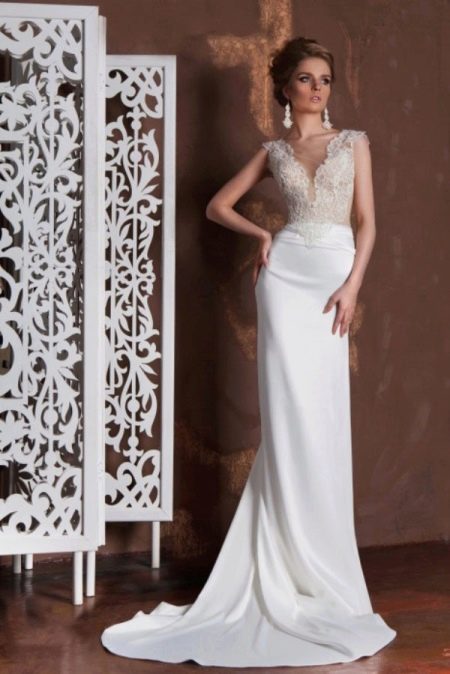 Bodycon straight wedding dress