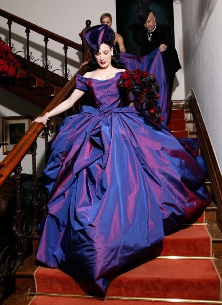 Dita Von Teese's wedding dress