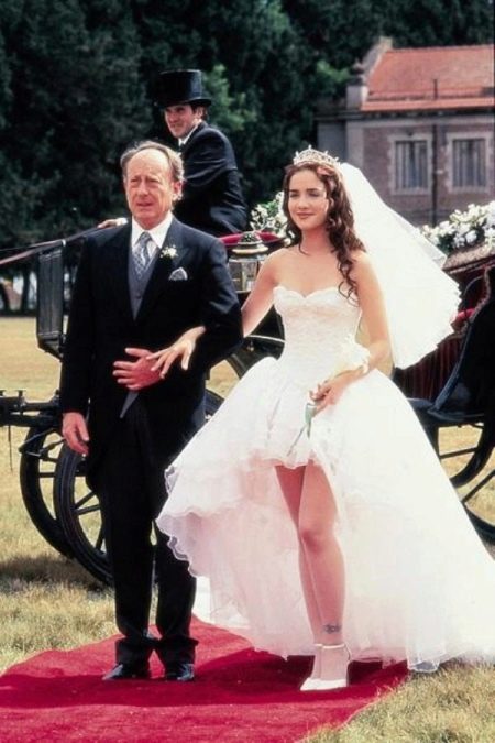 Natalia Oreiro's wedding dress from the Wild Angel